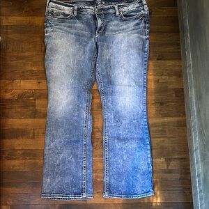 Silver Jeans Women's Light Blue Boot Cut Jeans